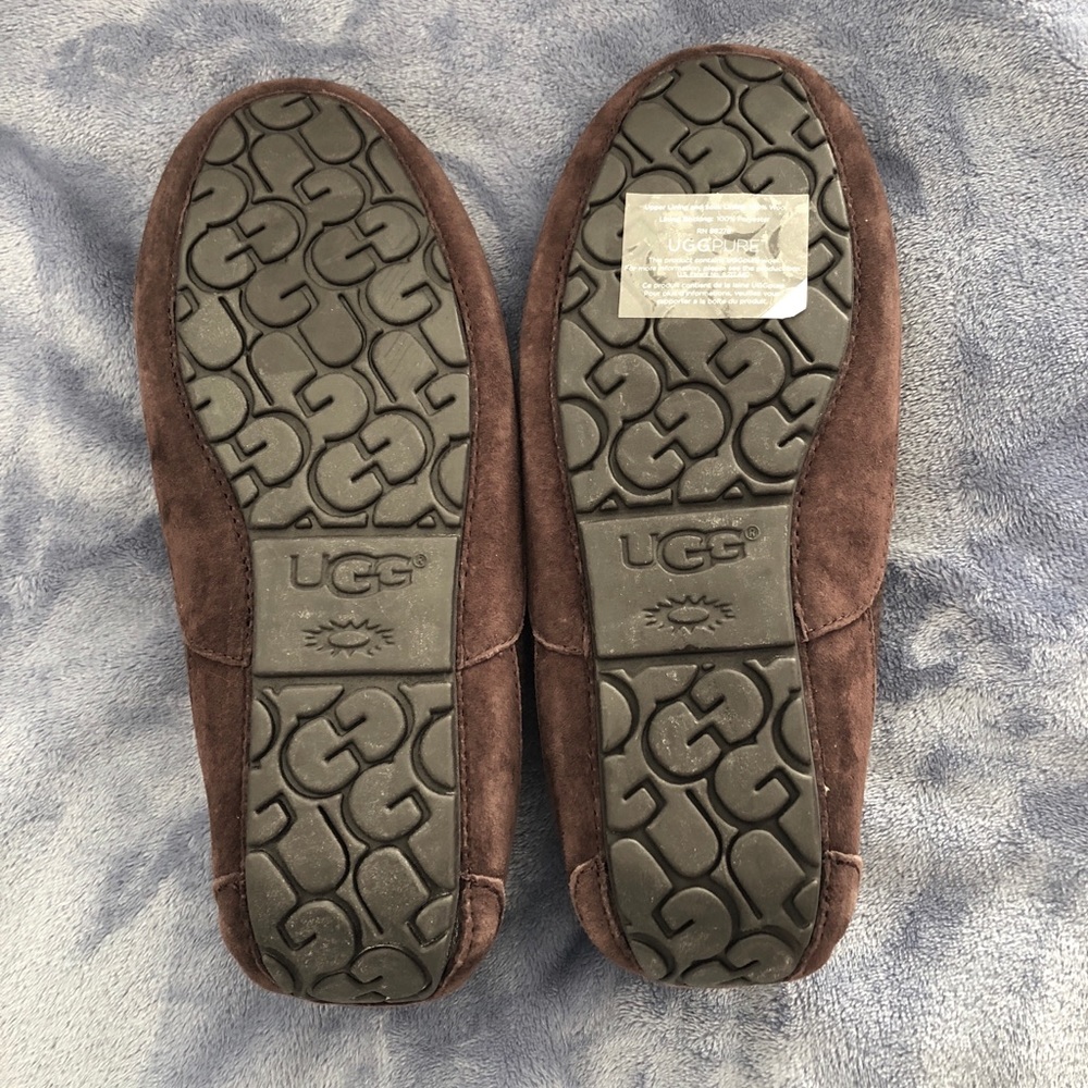 NEW MEN’S SIZE 10 Brown UGG Slippers/Shoes - Picture 2 of 7